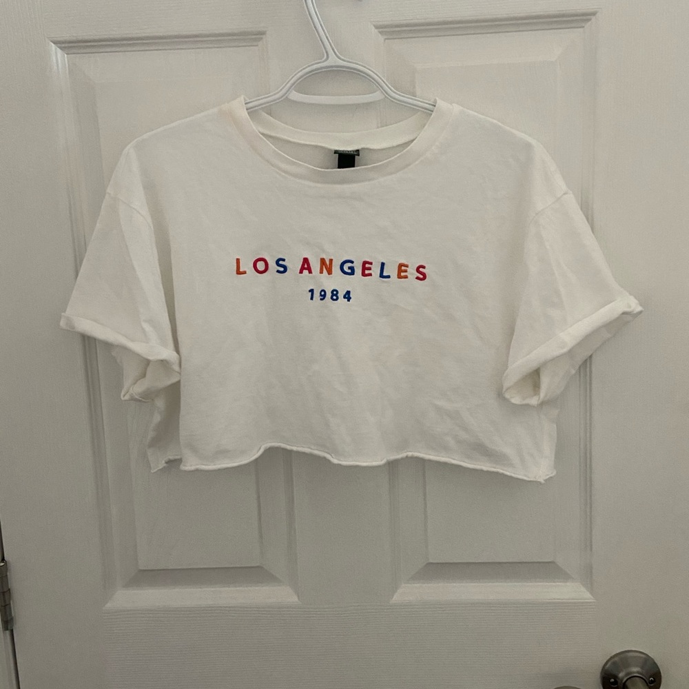 cropped tee